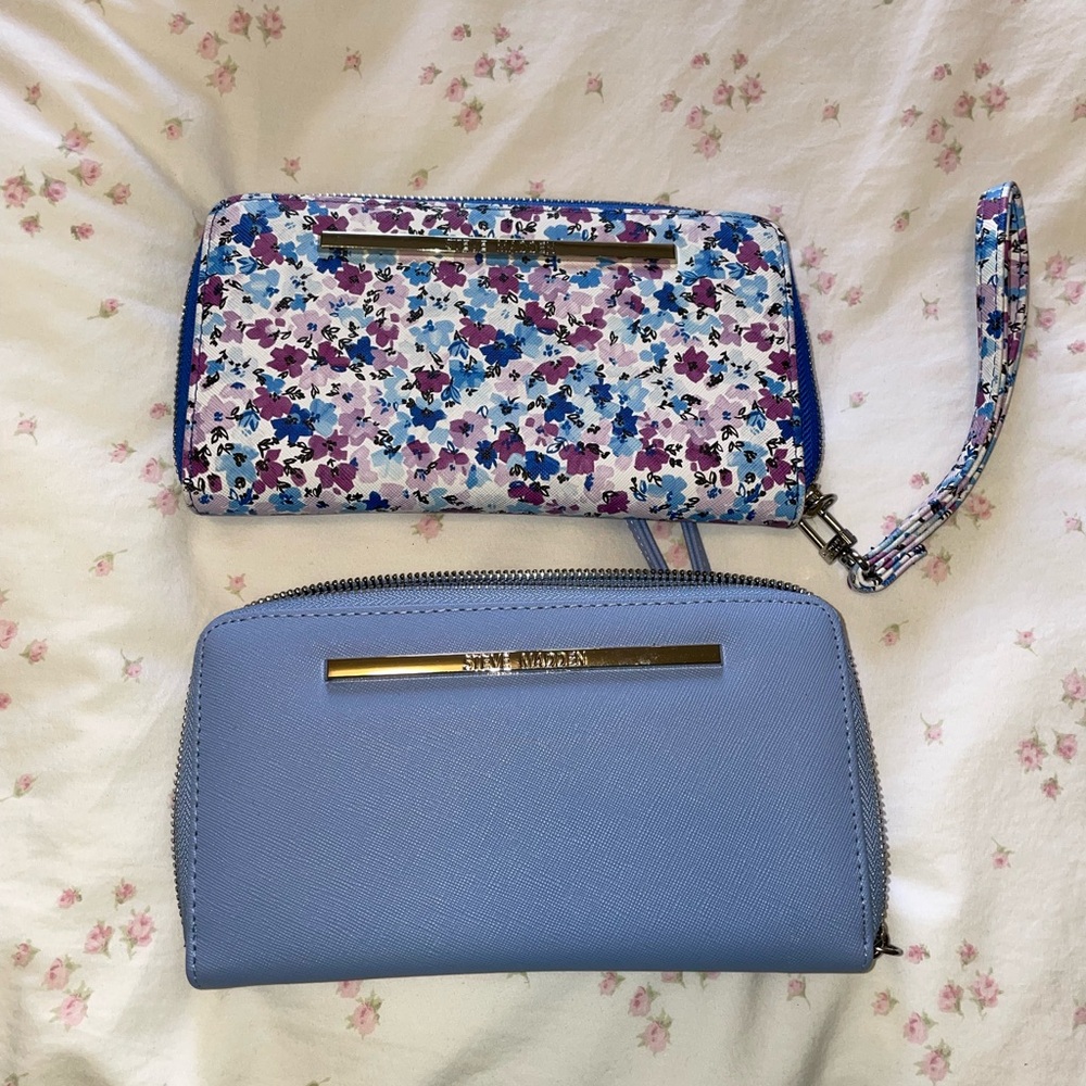 Two Large Steve Madden Wallets